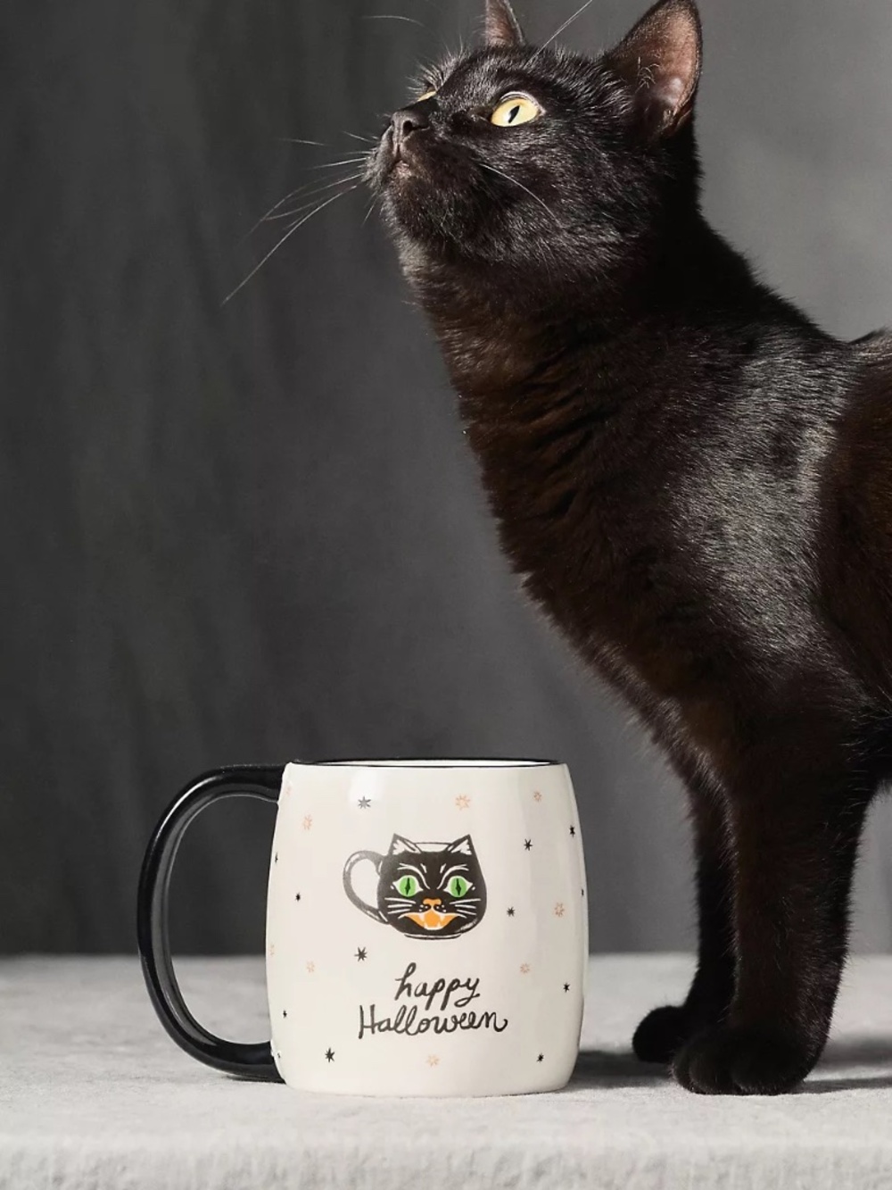 NWT Anthropologie Happy Halloween Stoneware Mug - Picture 3 of 3